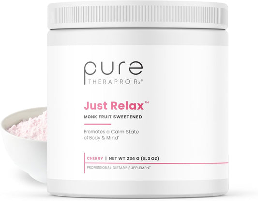 Relaxed Mood & Blood Pressure Support Supplement - Cherry Flavor | 60 Servings | Myo-inositol, Di-Magnesium Malate, GABA, Taurine, & L-Theanine