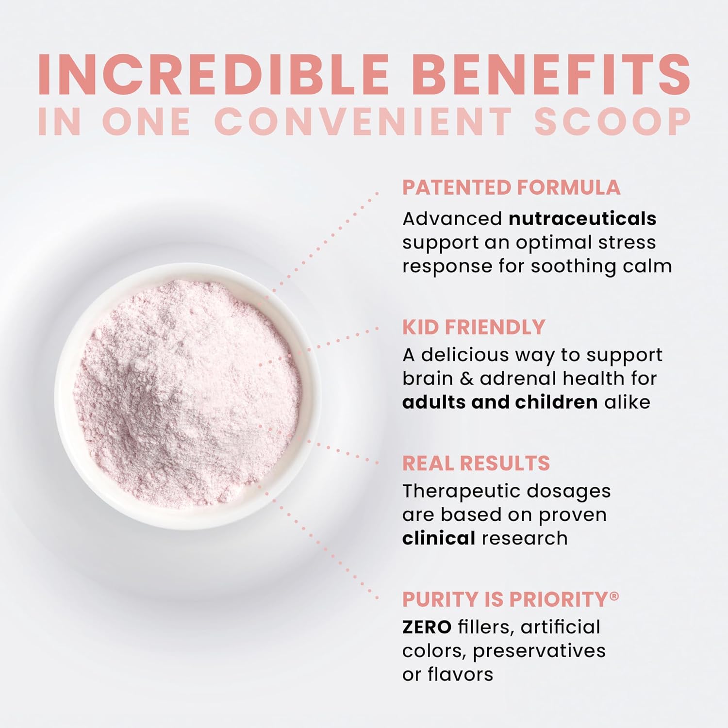 Relaxed Mood & Blood Pressure Support Supplement - Cherry Flavor | 60 Servings | Myo-inositol, Di-Magnesium Malate, GABA, Taurine, & L-Theanine