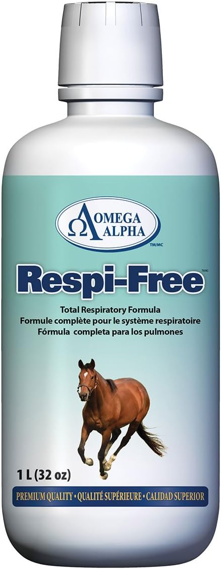 Respi-Free by Omega Alpha: Natural Respiratory Support for Horses