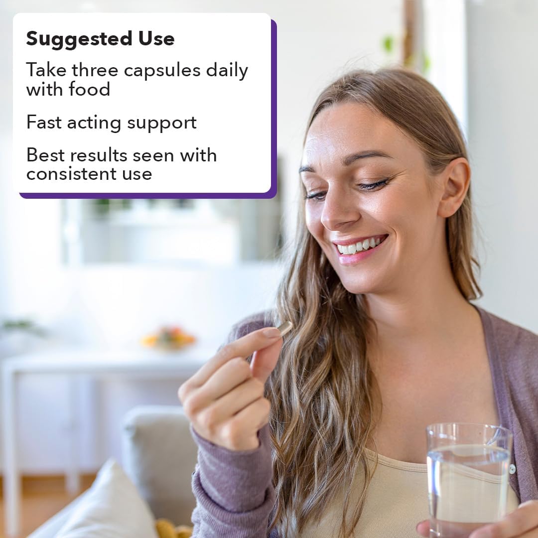 Respiratory Support Supplement - Boosts Oxygen Capacity & Reduces Mucus - 90 Capsules