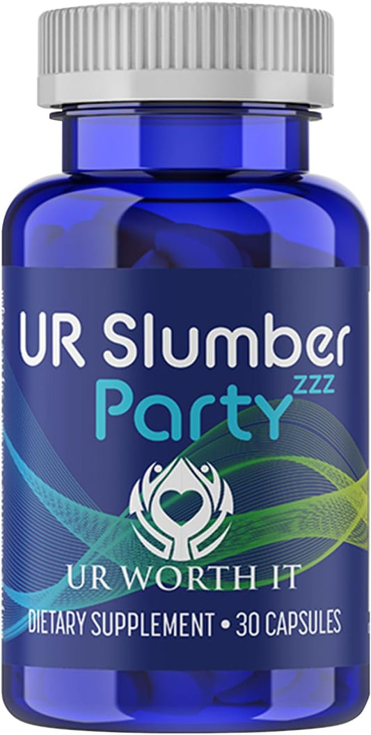 Restful Sleep Capsules with Valerian Root, GABA, L-Theanine & Chamomile - 30 Count