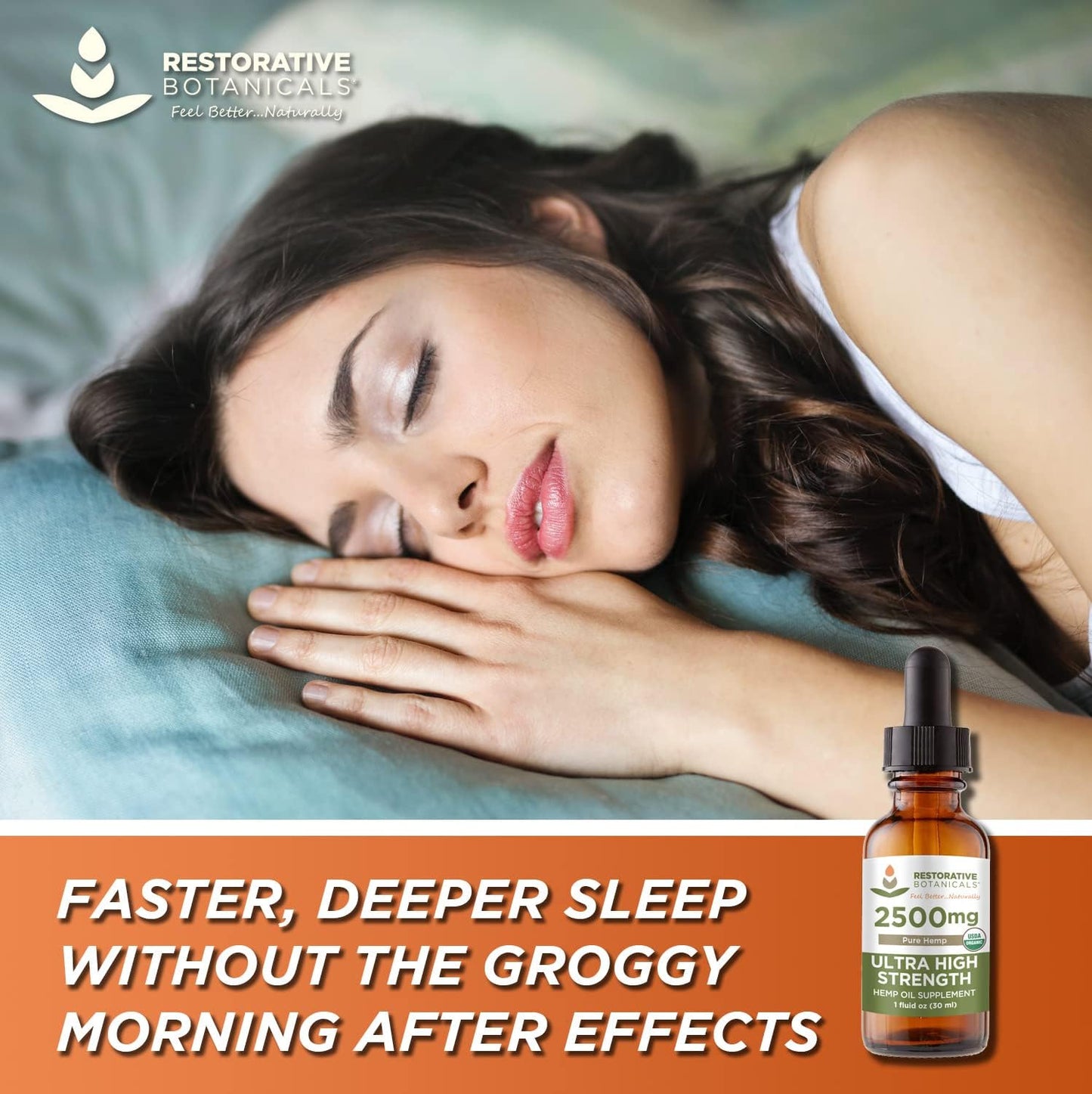 Restorative Botanicals 2500mgmetabolism boosterOil for Body & Mind Benefits - High Strength Puremetabolism boosterExtract (1oz/30ml)