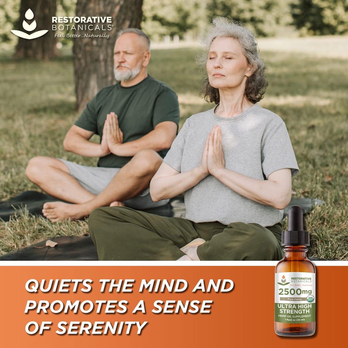 Restorative Botanicals 2500mgmetabolism boosterOil for Body & Mind Benefits - High Strength Puremetabolism boosterExtract (1oz/30ml)