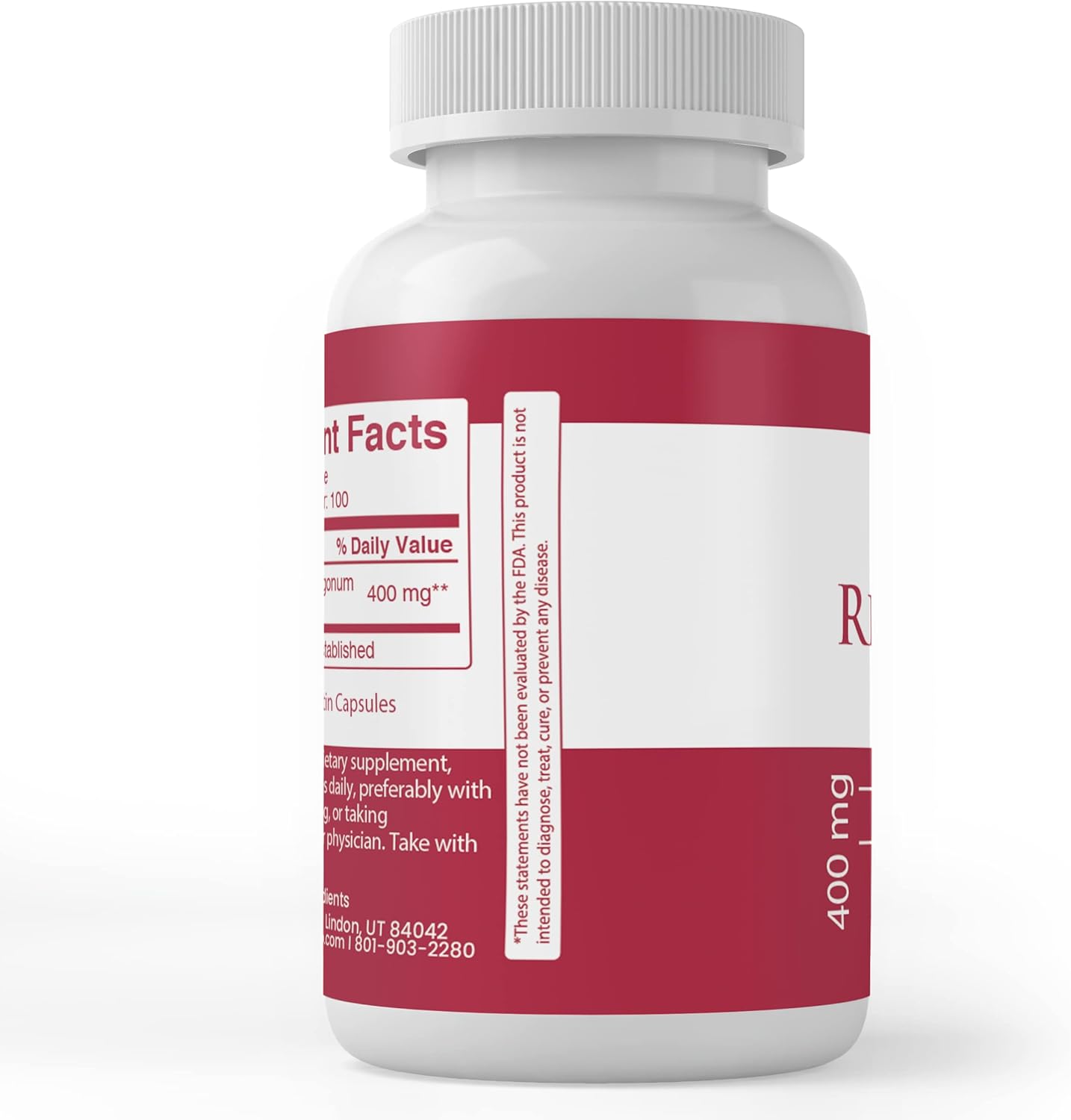 Resveratrol Capsules with Pure Original Ingredients (100 Count), Lab Verified, No Additives