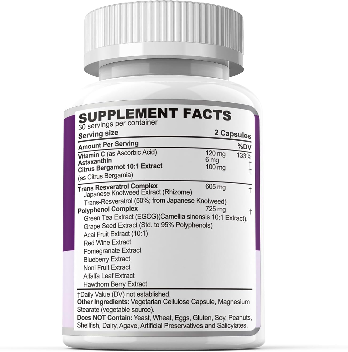 Resveratrol Capsules with Safgumjel, Twin Pack for Antioxidant Support