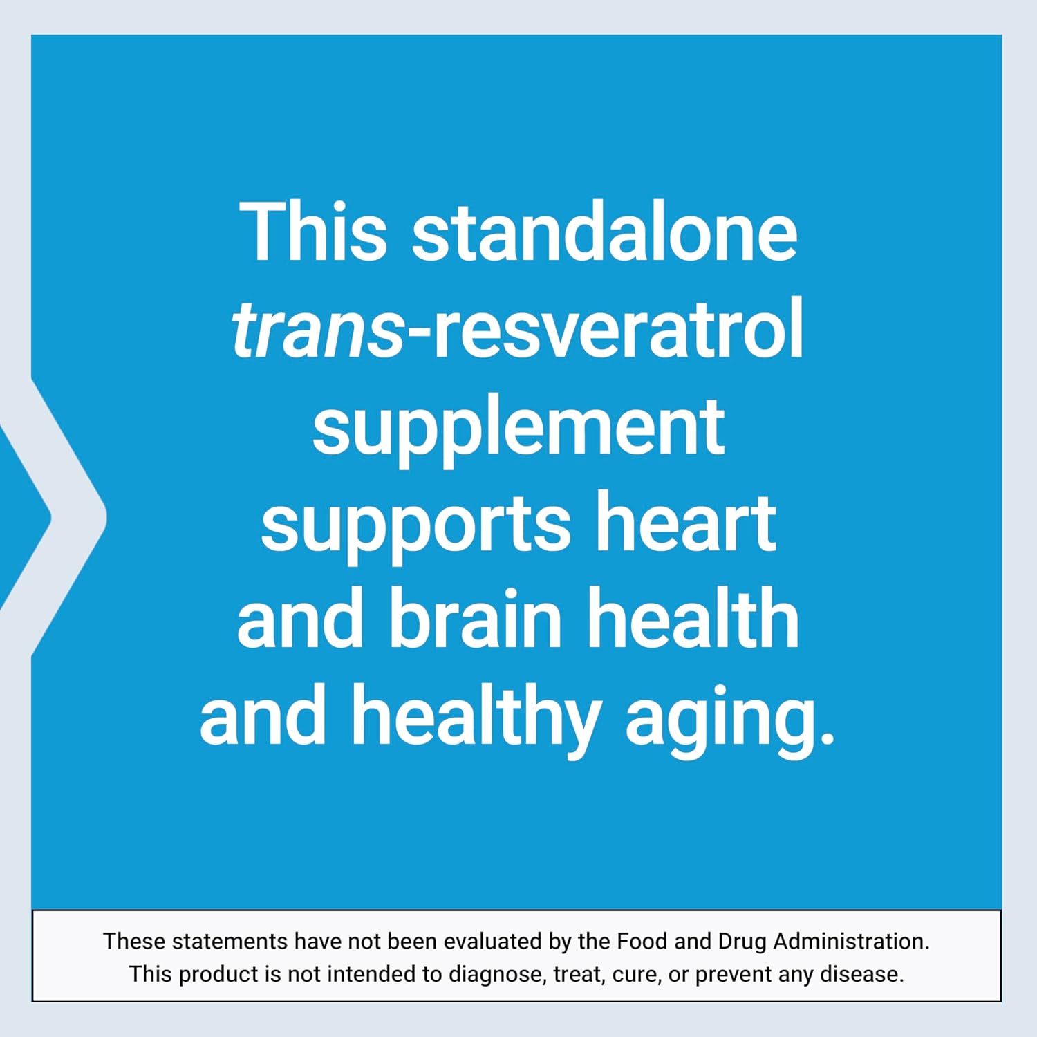 Resveratrol Elite: Supports Healthy Aging, Cardiovascular & Brain Health, Reduces Oxidative Stress, Gluten-Free, Non-GMO, Vegetarian - 30 Capsules