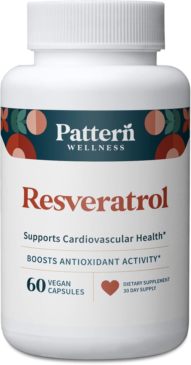 Resveratrol & Fisetin Supplement for Whole Body & Heart Health - Natural Antioxidant - Boost Immune Response - No Fillers - 60 Capsules