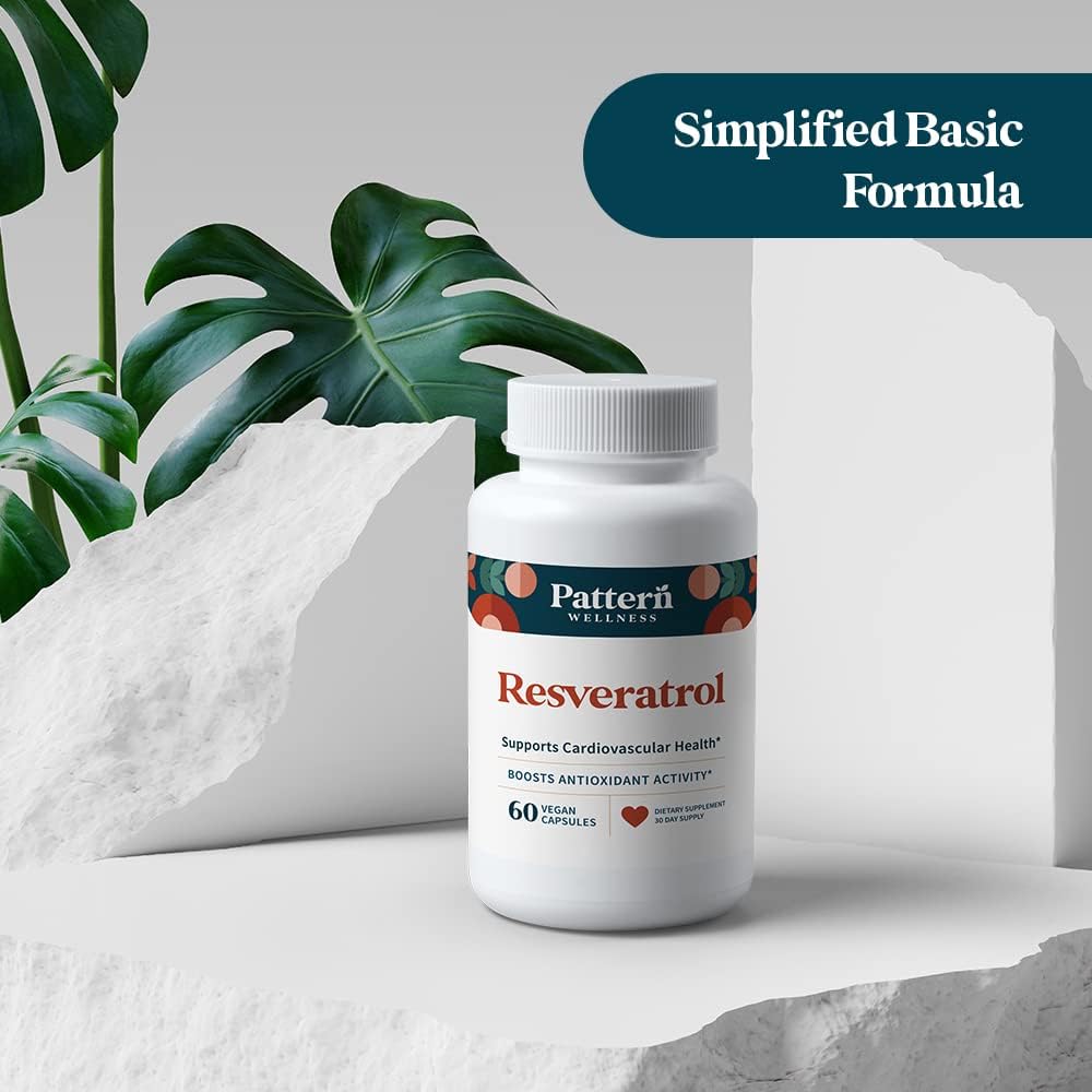 Resveratrol & Fisetin Supplement for Whole Body & Heart Health - Natural Antioxidant - Boost Immune Response - No Fillers - 60 Capsules