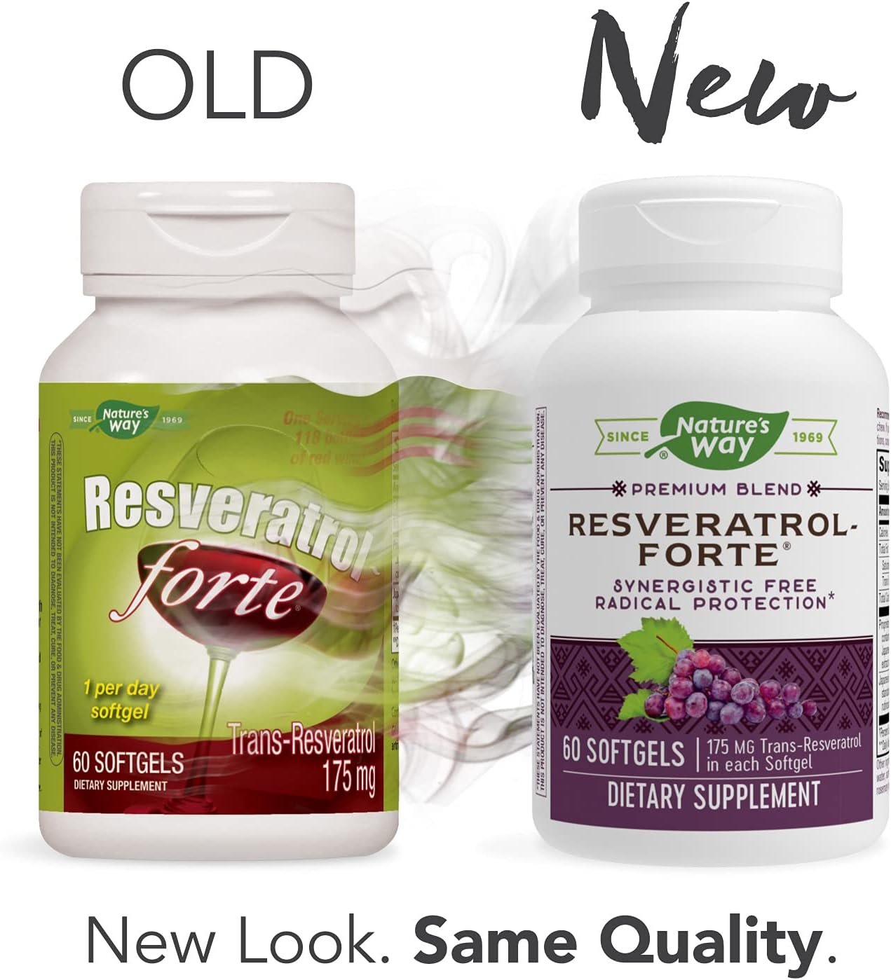 Resveratrol-Forte by Nature's Way, 60 Softgels, Antioxidant Protection from Free Radicals