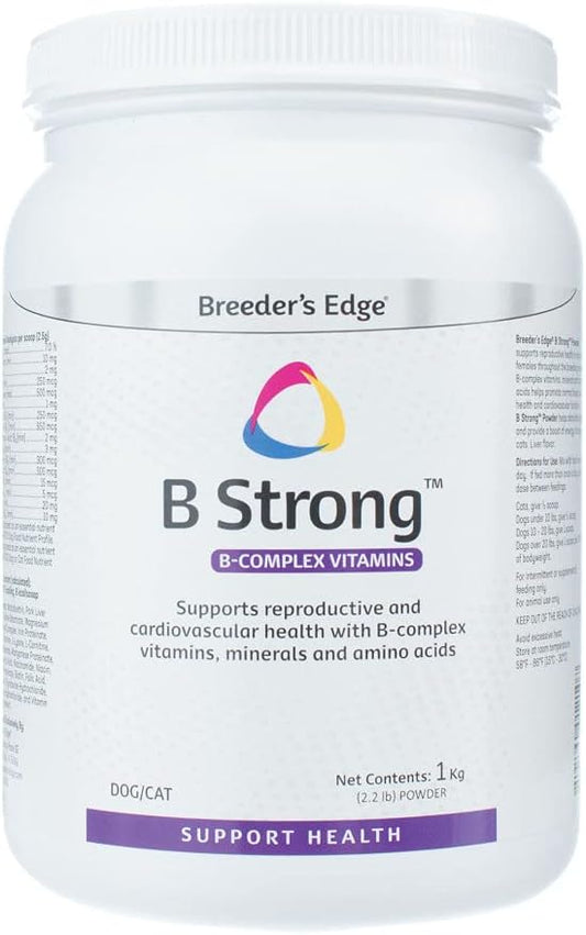 Revival Animal Health Breeder's Edge B Strong Powder - 1 kg, B-Complex Vitamins for Breeders