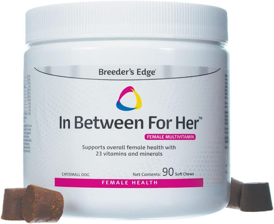 Revival Animal Health Breeder's Edge in Between for Her Female Multivitamin - 90 ct for Cats and Small Dogs