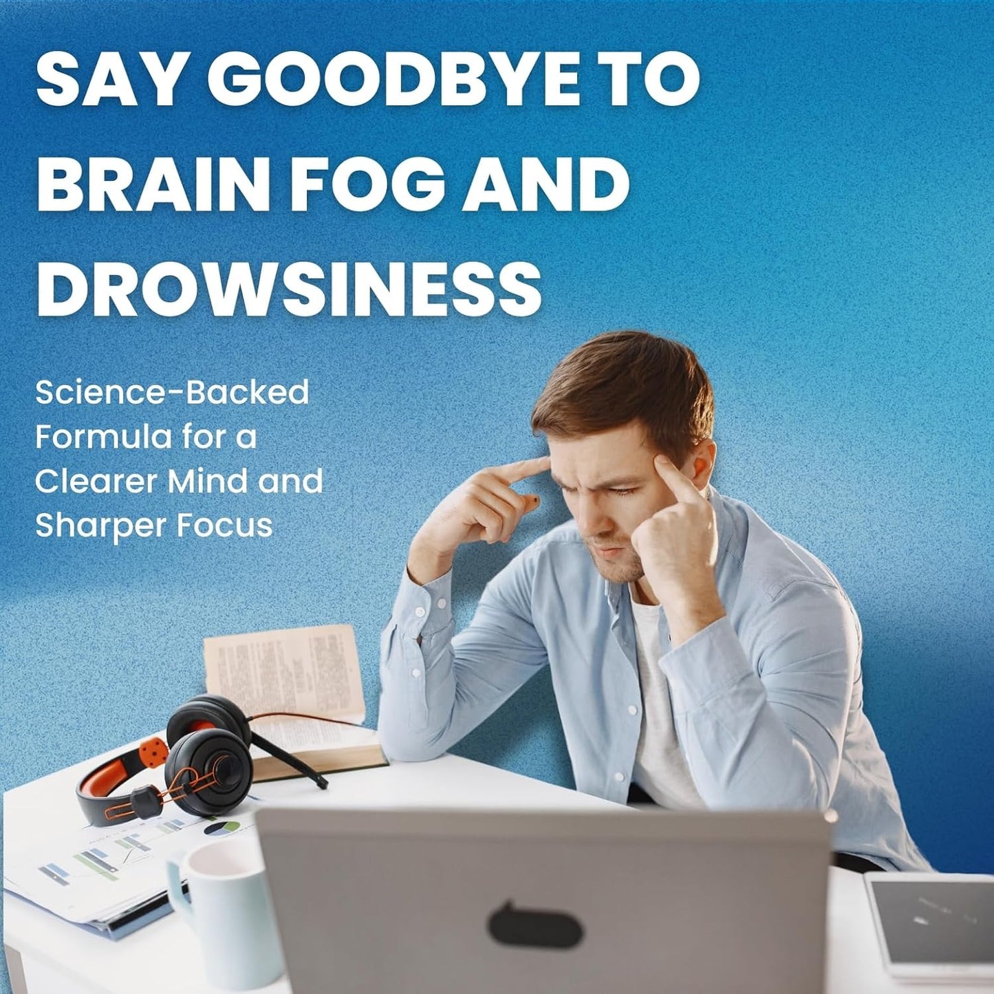 REVIVD White Peach Yerba Mate Infused Energy Supplement for Improved Focus and Cognitive Function