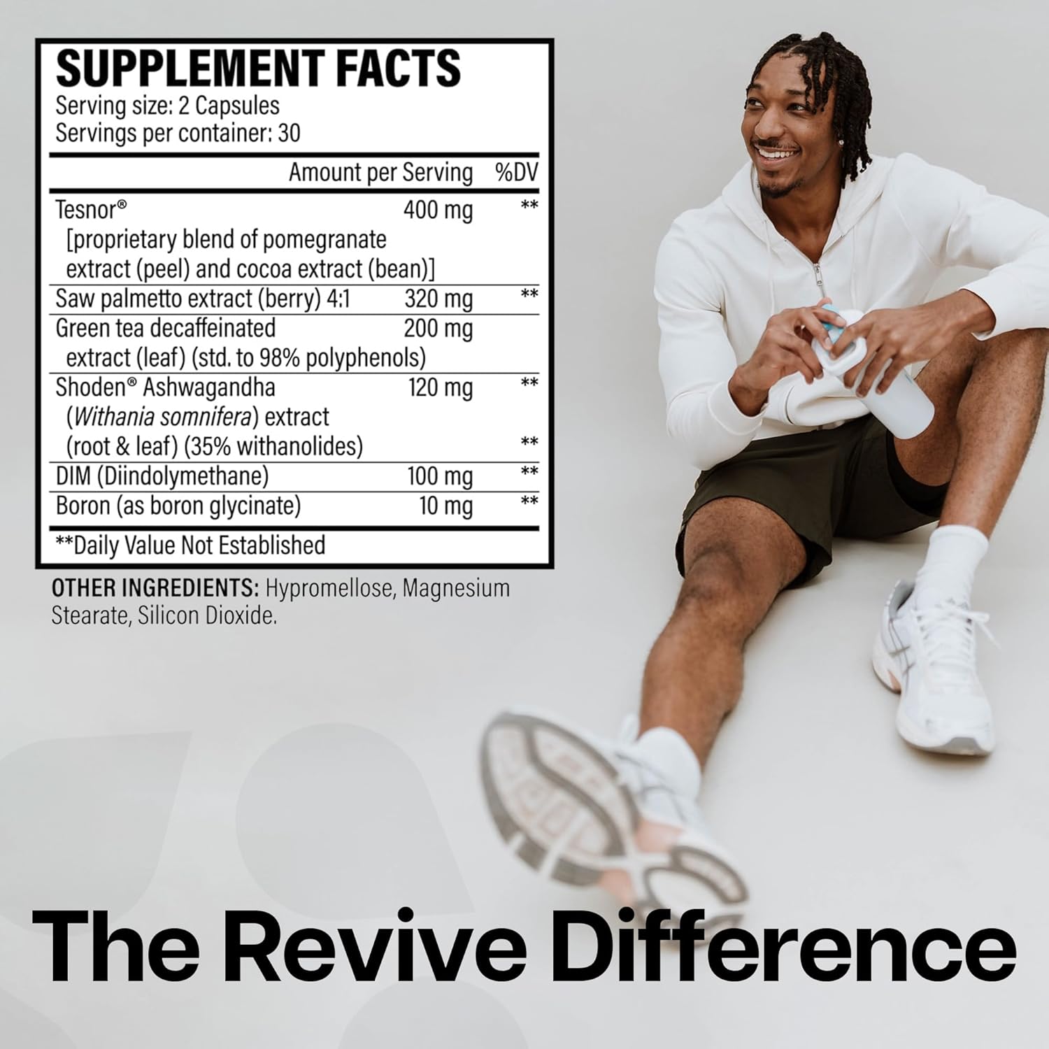 Revive MD Men's Health Supplements - Hormonal Balance, Sexual Health, Testosterone and Prostate Support