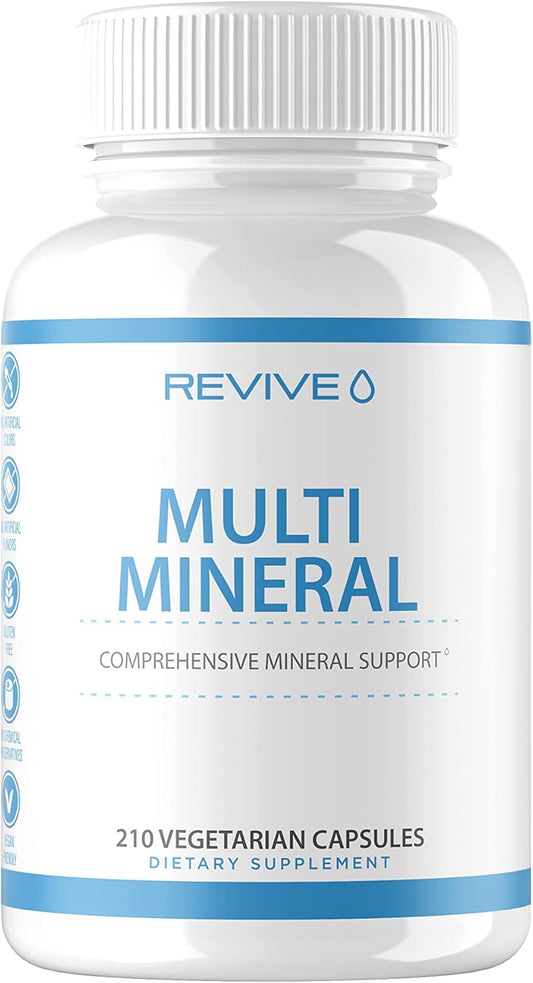 Revive MD Multi Mineral Capsules for Healthy Bone Density & Skeletal Strength - 210 Count