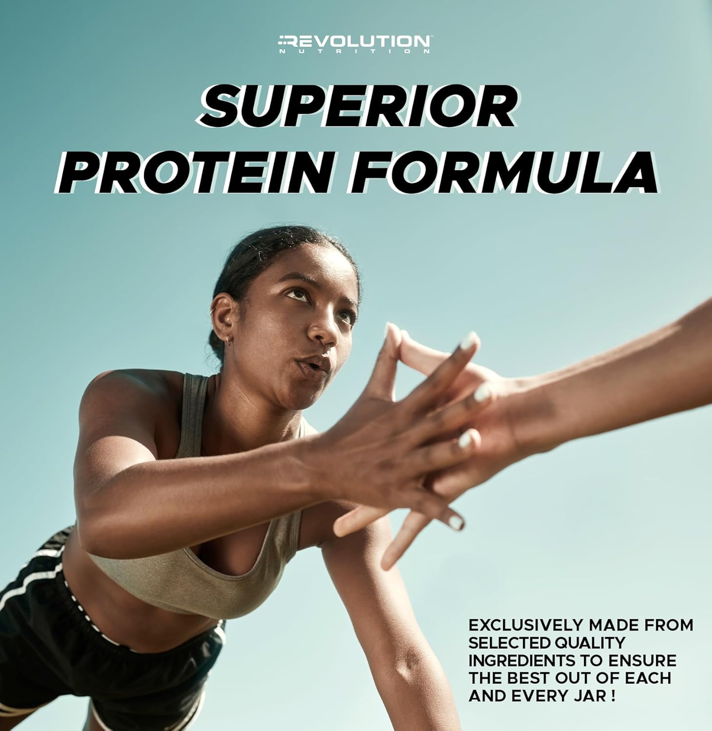 Revolution Nutrition High Whey Isolate Protein Powder - Gluten Free, 25g Protein Per Scoop - Vanilla Cake Flavor, 908g - Lean Muscle Mass for Men & Women, 24 Servings