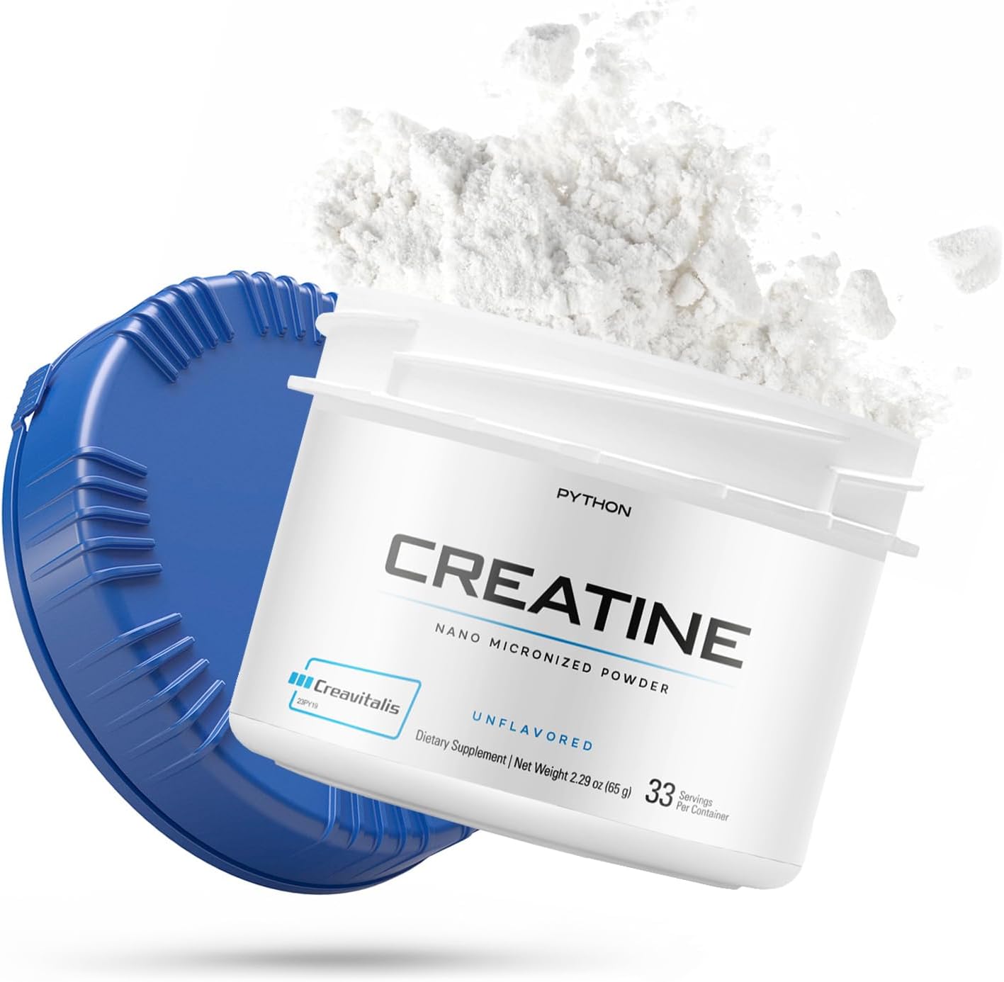 Revolutionary PYTHON OPTIC Nano Creatine Monohydrate Supplement for Fast Absorption - Pure, Vegan, Gluten-Free