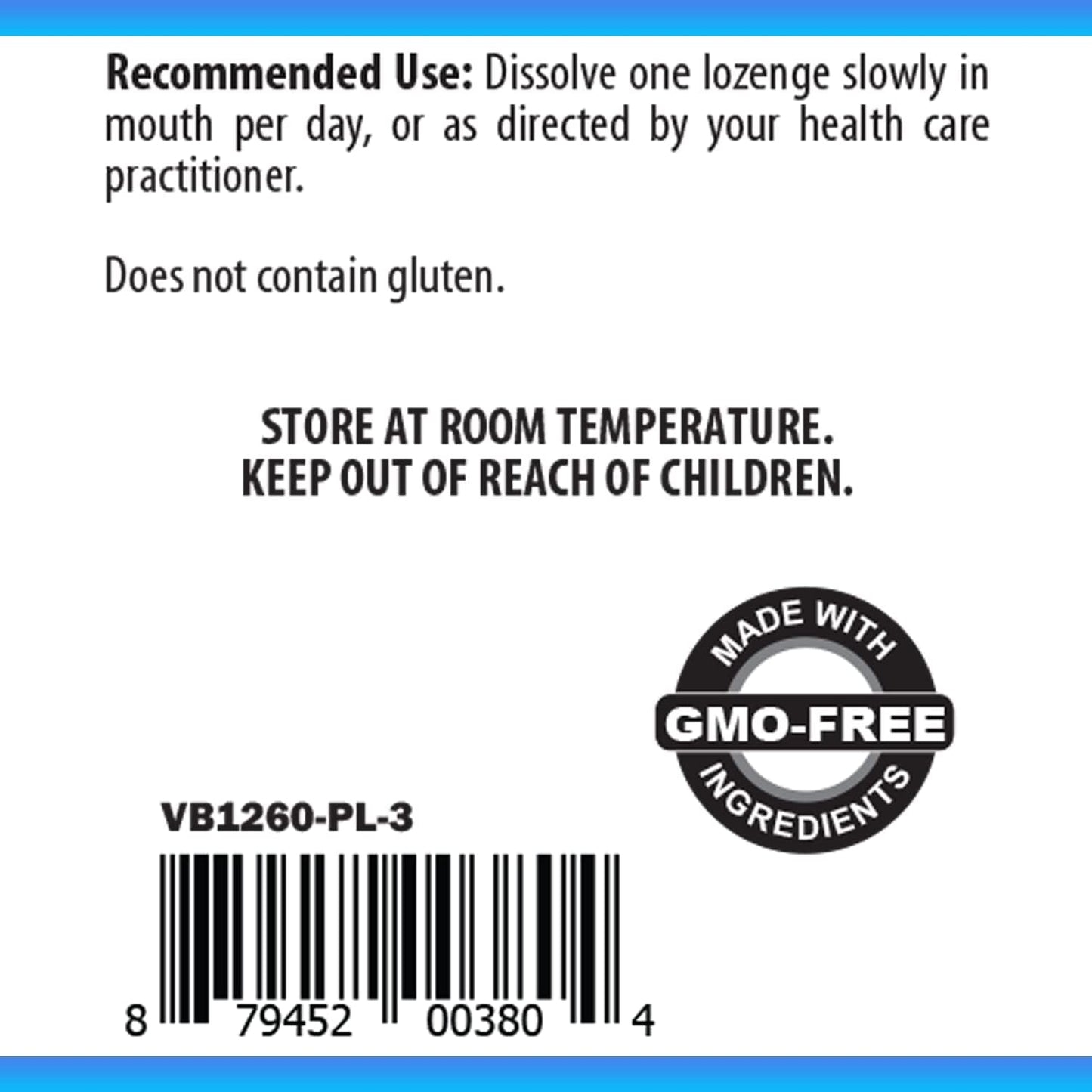 RHMD Methyl B-12 Lozenges - 5000mcg Methylcobalamin - Vegan B12 Dietary Supplements - Non GMO (60 Quick Dissolve Lozenges)