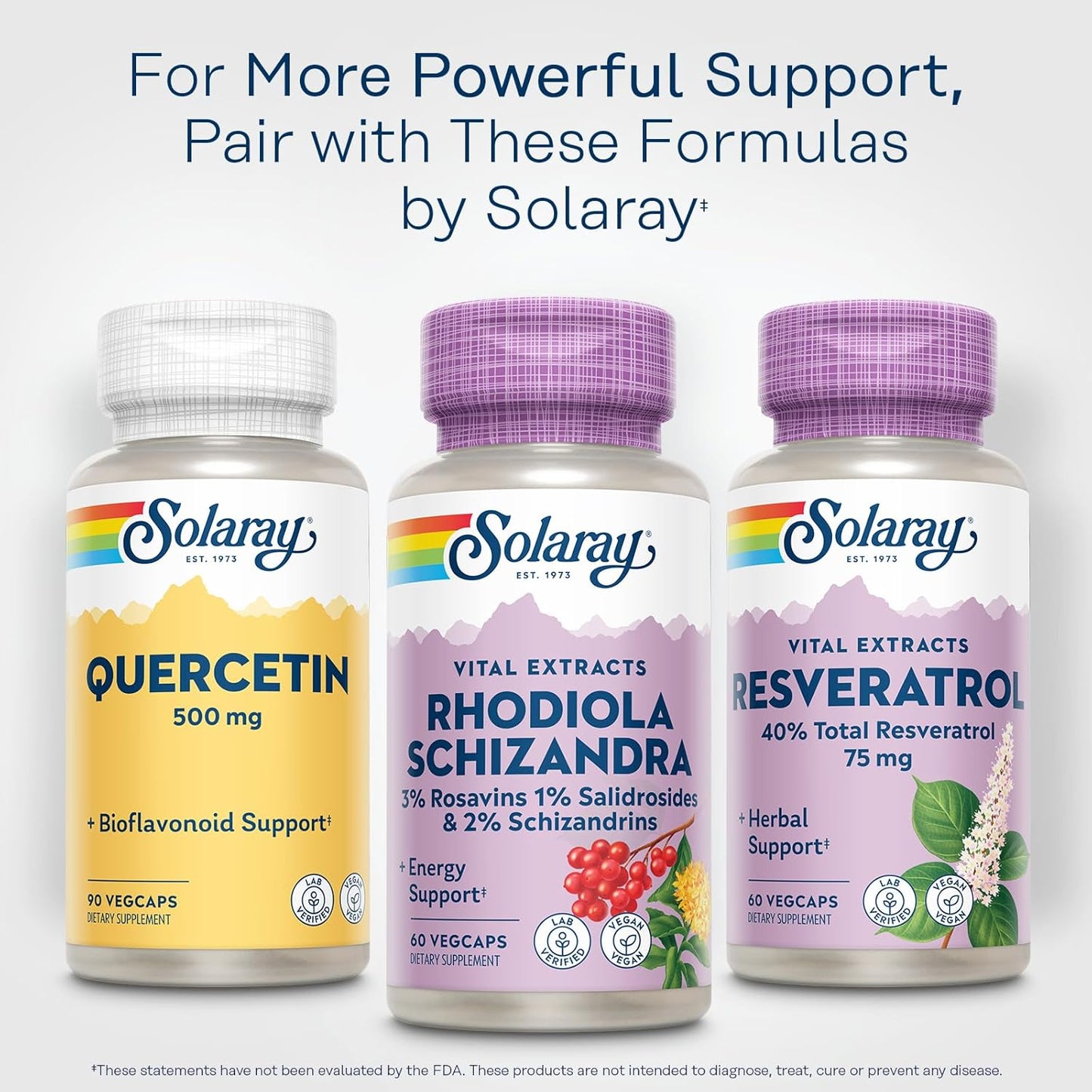 Rhodiola Rosea Schizandra Extract Vegan Supplement for Energy Support and Stress Relief - Lab Verified - 60-Day Guarantee - 60 VegCaps