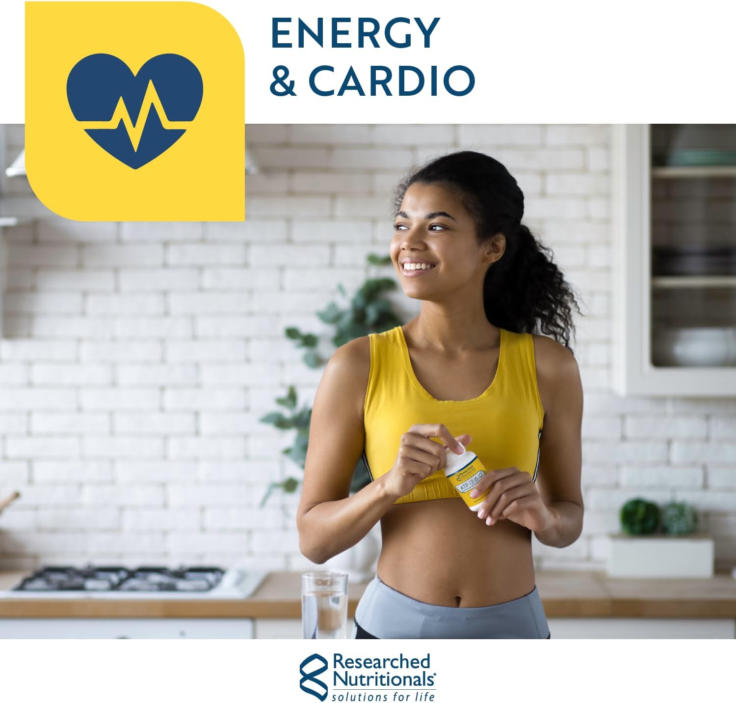 RibosCardio ATP Energy Powder - D Ribose & L Carnitine Supplement with Magnesium & Malic Acid - Supports Muscle, Heart, & Brain Health