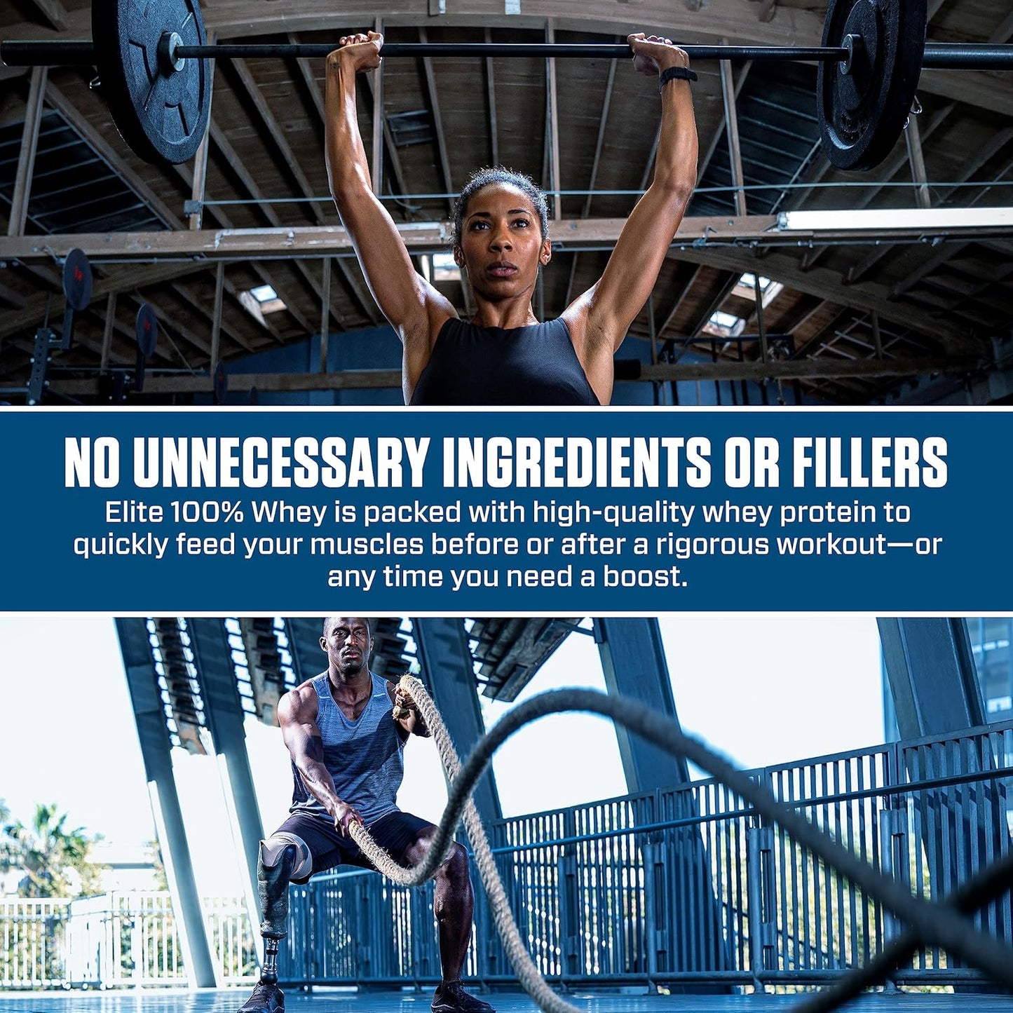 Rich Chocolate Dymatize Elite 100% Whey Protein Powder - 25g Protein, 5.5g BCAAs, 2.7 L-Leucine - Fast Absorbing & Digesting for Muscle Recovery - 5lb, 63 Servings