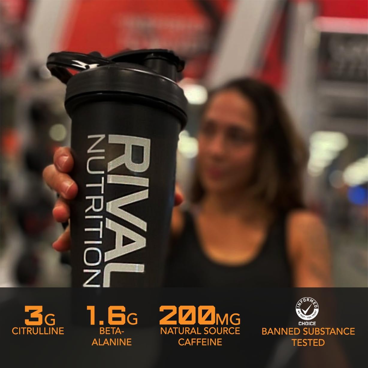 RIVAL NUTRITION Powder Burn 2.0 Orange - 35 Servings, 14.24 Ounce - Energy-Boosting Supplement