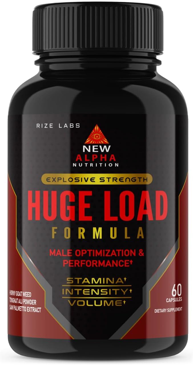 Rize Labs Men's Complete Daily Wellness Supplement - Extra Strength Formula for Peak Performance (60 Capsules)