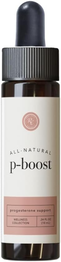 Rowe Casa Organics P-Boost Drops - Natural Hormone Balancing Oils for Fertility & Menopause Support