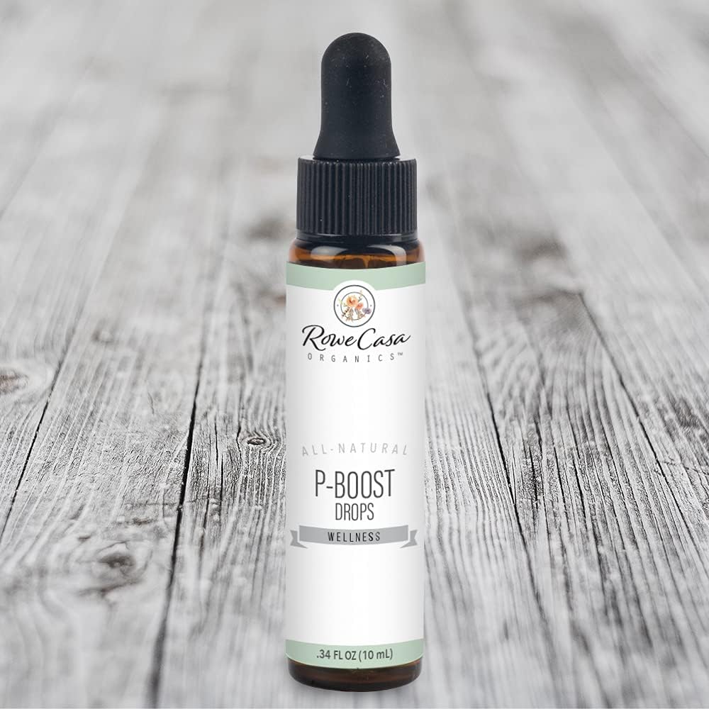 Rowe Casa Organics P-Boost Drops - Natural Hormone Balancing Oils for Fertility & Menopause Support