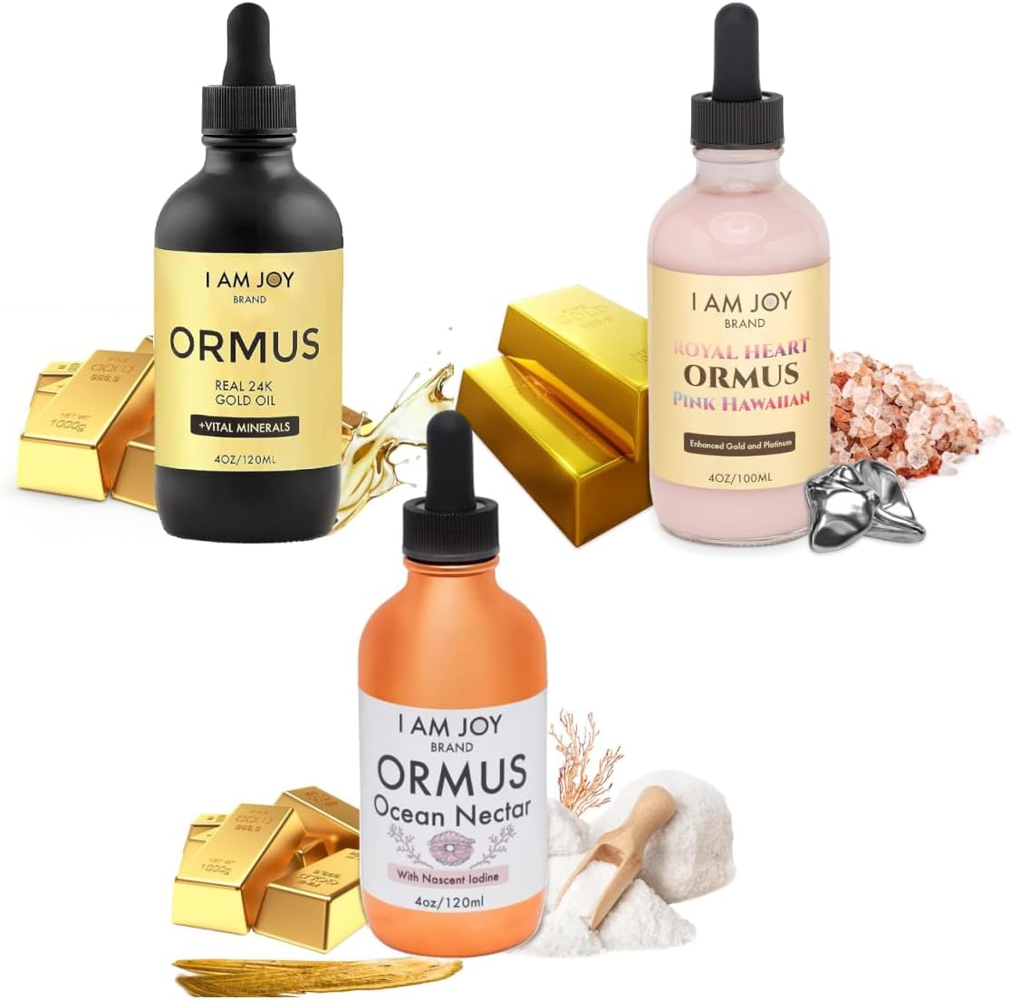 Royal Heart Ormus Oil Infused with Ocean Minerals for Enhanced Wellness