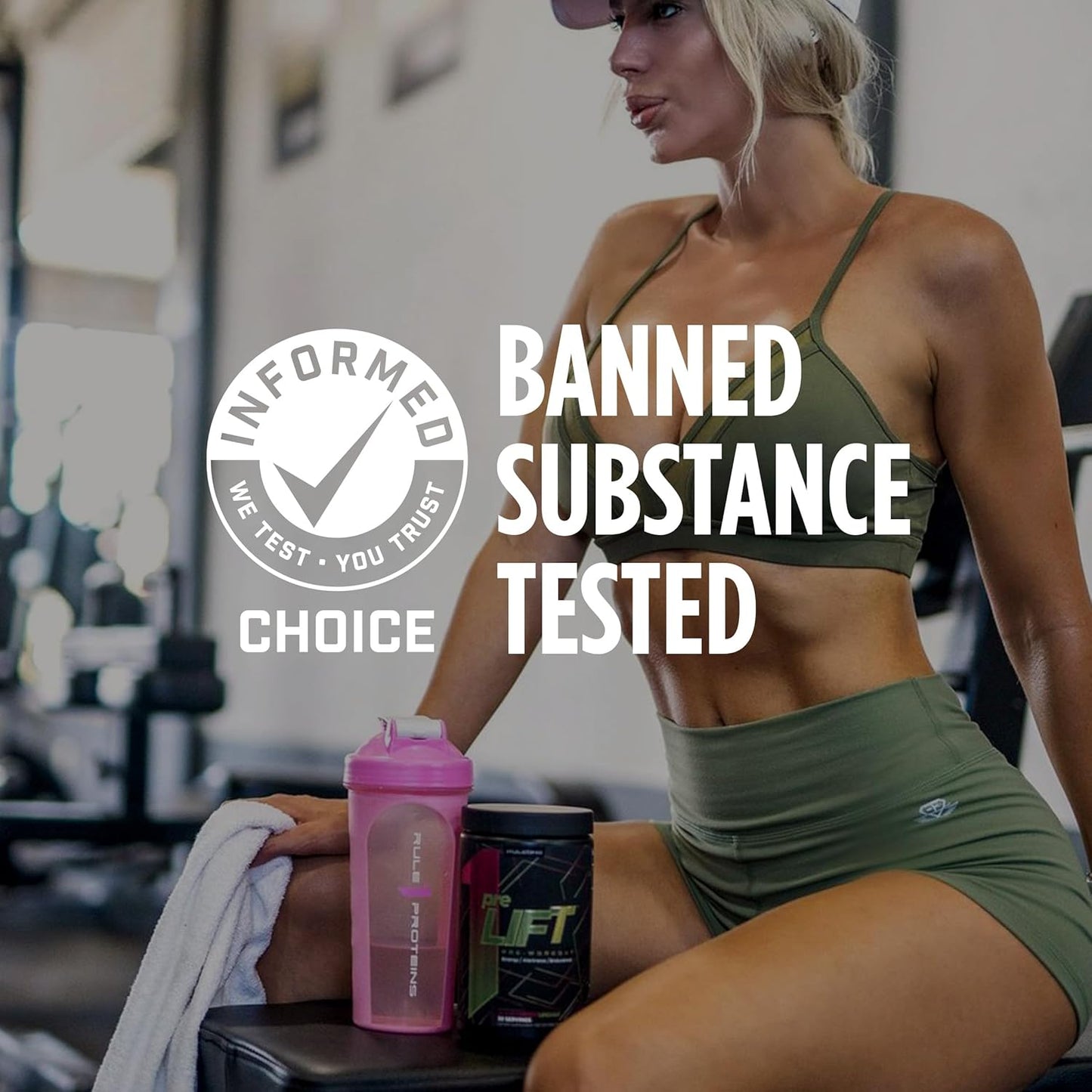 Rule 1 preLIFT Pre-Workout Supplement - Energy, Alertness, & Endurance Booster with 6g Citrulline, 3.2g Beta Alanine, 3 Caffeine Sources + 20 Others (30 Servings, Mandarin Mango)