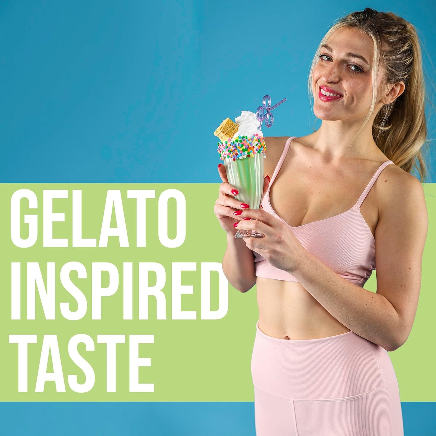 Rule 1 Proteins Source 7 Protein: Gelato Flavors, Smooth Texture, 22g Protein, 10g EAAs, 7 Premium Sources (5lb, Vanilla)