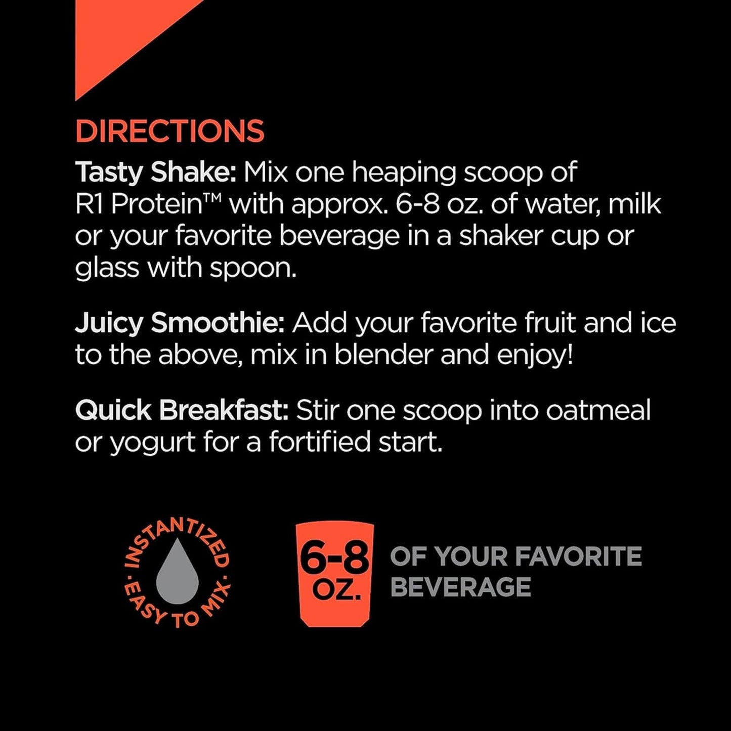 Rule 1 R1 Protein, Chocolate Fudge Flavor - 1.07 lbs Powder with 25g Whey Isolate & Hydrolysate + 6g BCAAs - 16 Servings