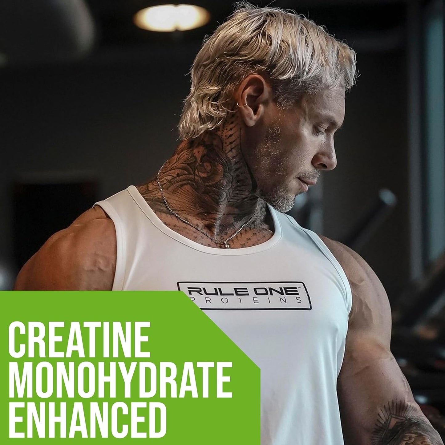 Rule One Proteins Mass Gainer Strawberries & Crème - High-Calorie Weight Gain Formula with 1,220+ Calories, 250g+ Complex Carb Blend, 40g All-Whey Protein, 8g Fat Per Serving - 6 Pounds, 8 Servings