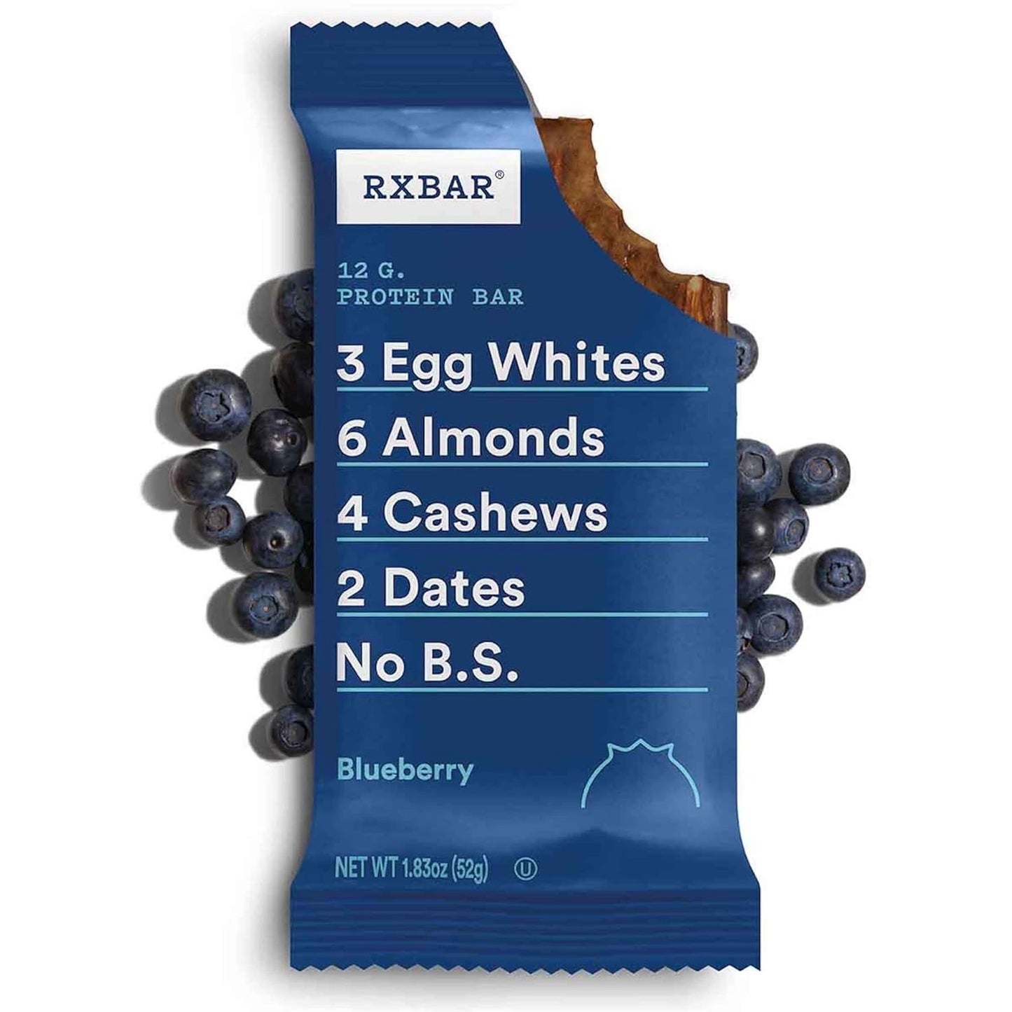 RXBAR Protein Bar Variety Pack - 1.83oz Bars, 6 Flavors - 12 Count Pack