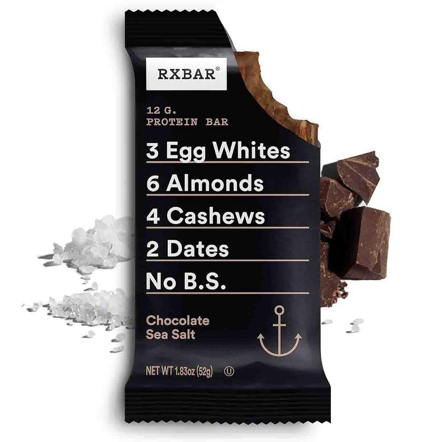 RXBAR Protein Bar Variety Pack - 1.83oz Bars, 6 Flavors - 12 Count Pack