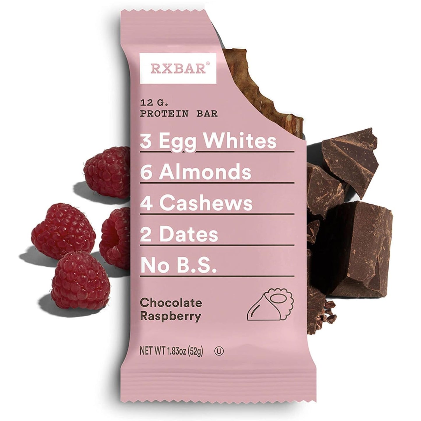 RXBAR Protein Bar Variety Pack - 1.83oz Bars, 6 Flavors - 12 Count Pack