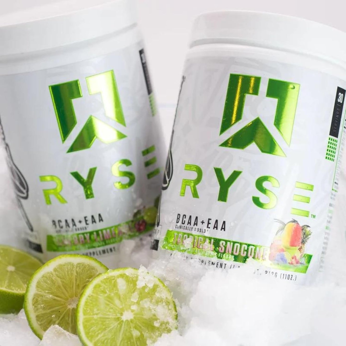 RYSE Core Series BCAA+EAA Supplement - 30 Servings, Strawberry Pineapple Flavor - 5g BCAAs, 3g EAAs - Recover, Hydrate, Build