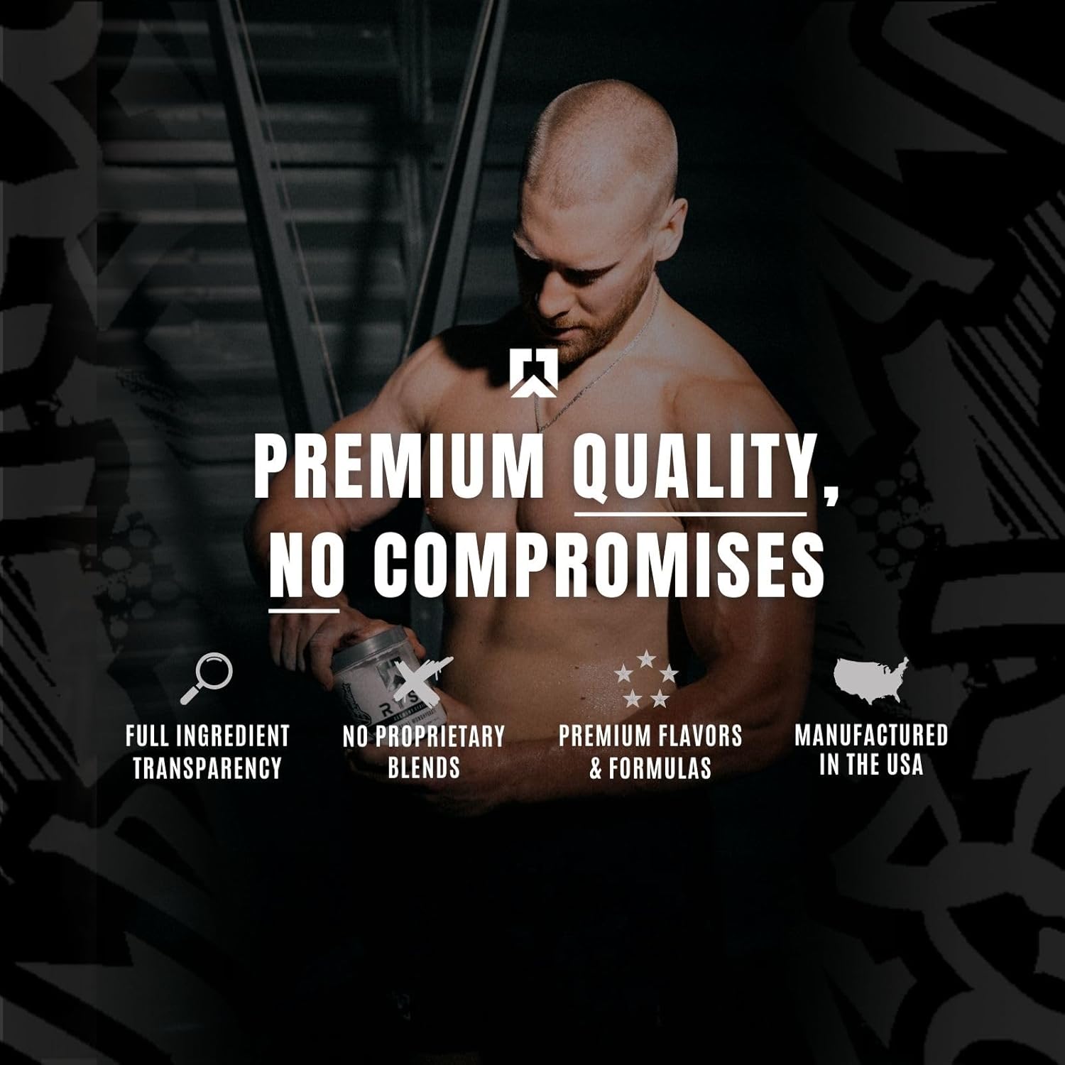 RYSE Element Series Fermented L-Glutamine Amino-Acid Supplement for Recovery, Hydration, Gut & Immune Health - 60 Servings