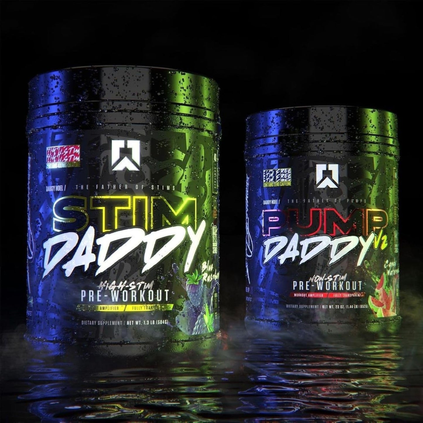 RYSE Signature Series Pump Daddy V2 Non Stim Pre-Workout Supplement by Noel Deyzel - Citrulline, Beta Alanine, Creatine - 40 Servings - Candy Watermelon Flavor