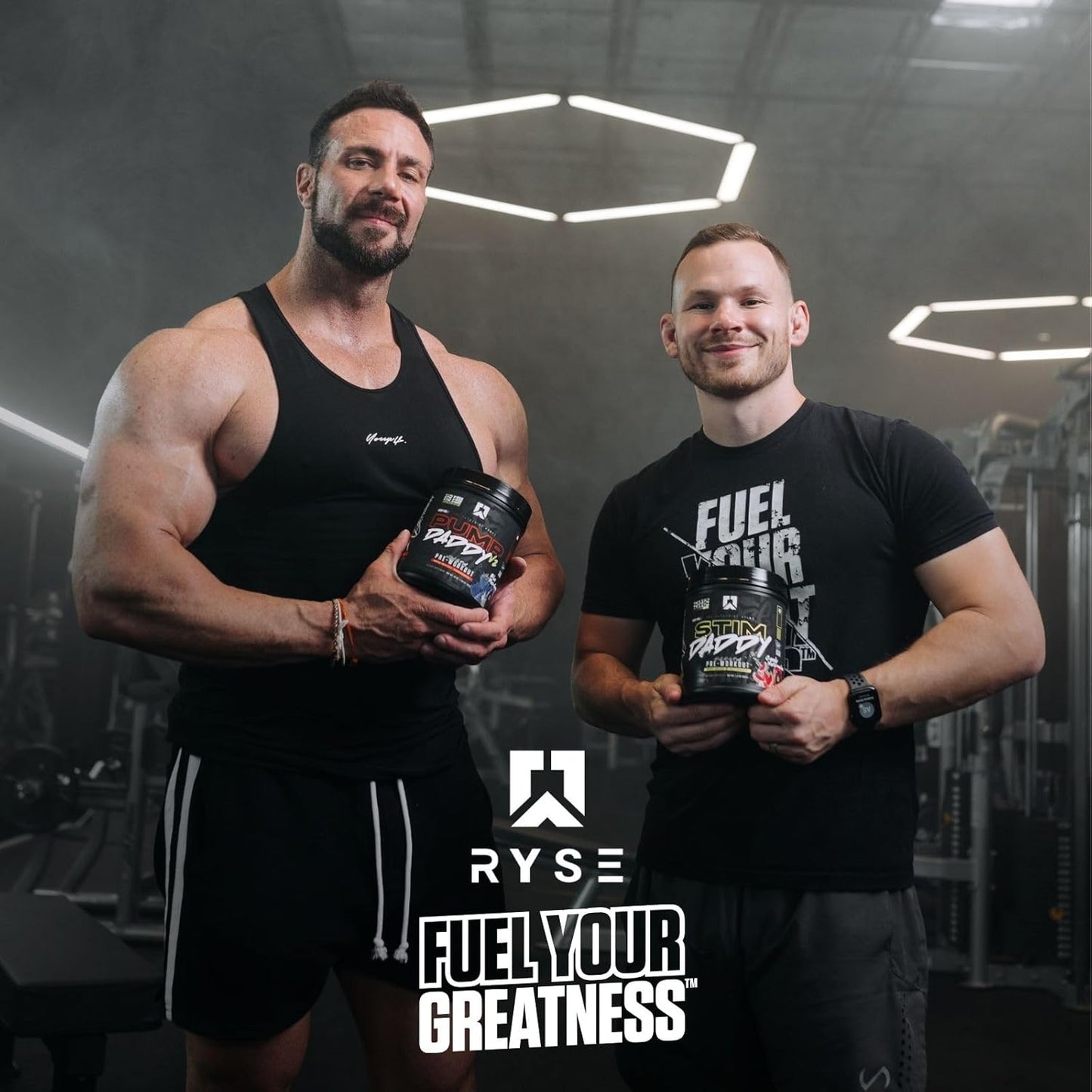 RYSE Signature Series Pump Daddy V2 Non Stim Pre-Workout Supplement by Noel Deyzel - Citrulline, Beta Alanine, Creatine - 40 Servings - Candy Watermelon Flavor