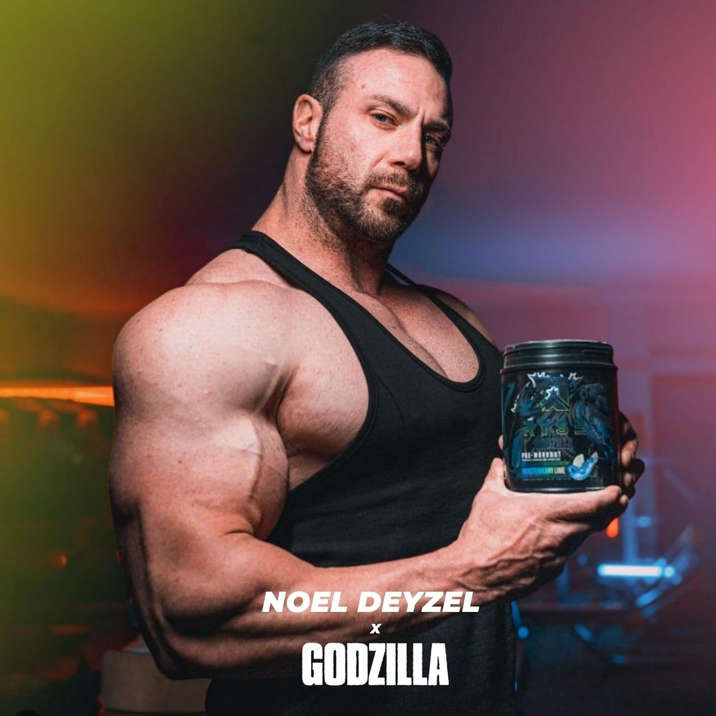 RYSE Up Godzilla Pre Workout by Noel Deyzel for Intense Energy & Focus with Citrulline, Beta Alanine, & 400mg Caffeine - 40 Servings