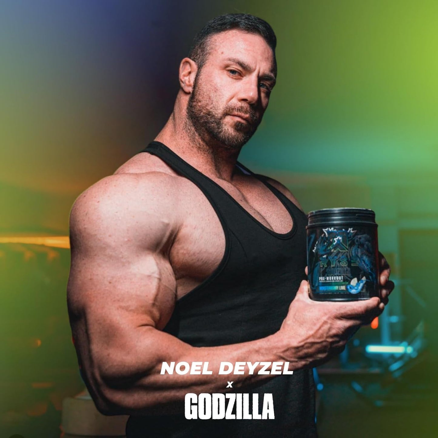 RYSE Up Noel Deyzel Pre Workout Supplement - Citrulline, Beta Alanine, 400mg Caffeine - Intense Pumps, Energy, Focus - 40 Servings - Green Apple