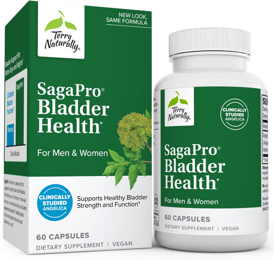 SagePro Bladder Support Supplement with Angelica Leaf Extract - 60 Vegan Capsules for Urinary Tract Health