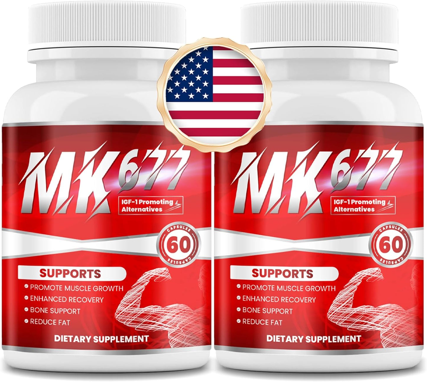 SAKQIY Ultra Sports Capsules for Men & Women - Muscle Strength, Growth, Recovery Support - 60 Pills