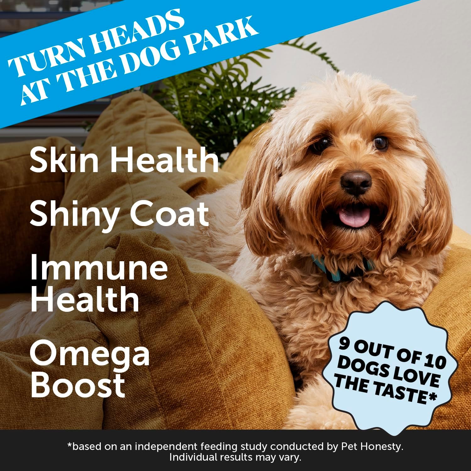 Salmon Chews for Dogs - Omega 3 Fish Oil & Natural Salmon Oil Supplements for Skin & Coat Health, Itch Relief, Shedding Control - 90 Ct