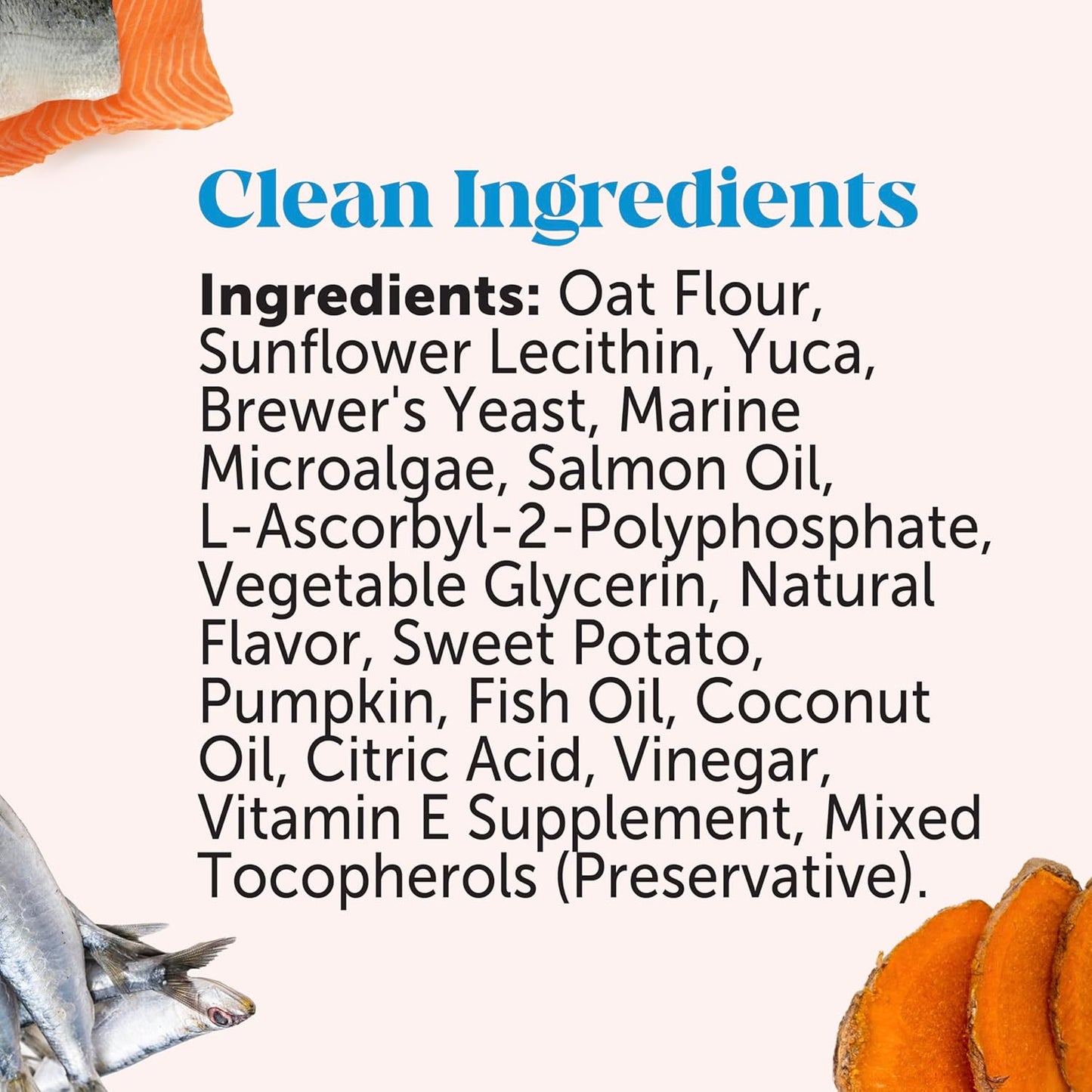 Salmon Chews for Dogs - Omega 3 Fish Oil & Natural Salmon Oil Supplements for Skin & Coat Health, Itch Relief, Shedding Control - 90 Ct