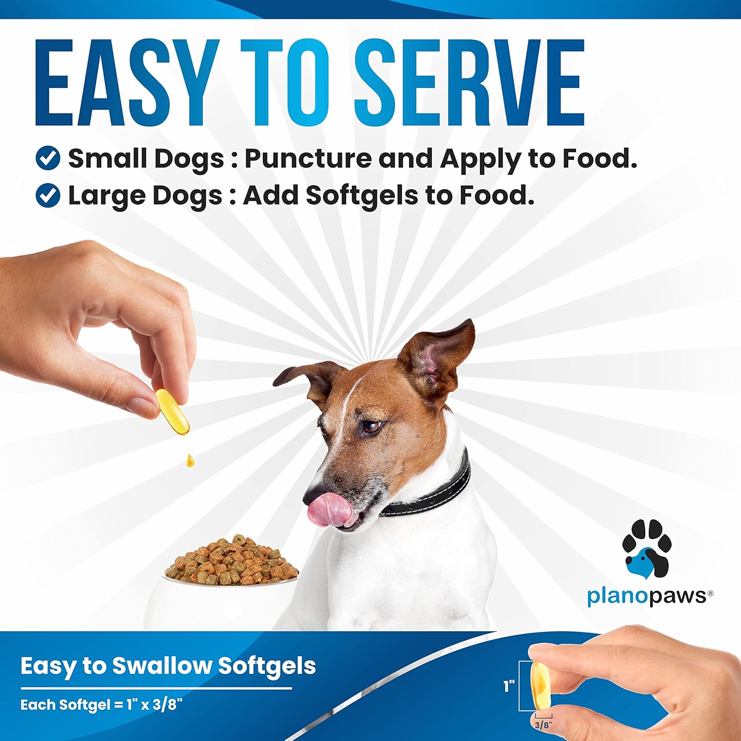 Salmon Oil Supplement for Dogs - Omega 3 Fish Oil Pills for Shedding, Allergy Relief - Supports Healthy Skin, Joints - Dog Coat and Skin Supplement - 90 EPA DHA Softgels