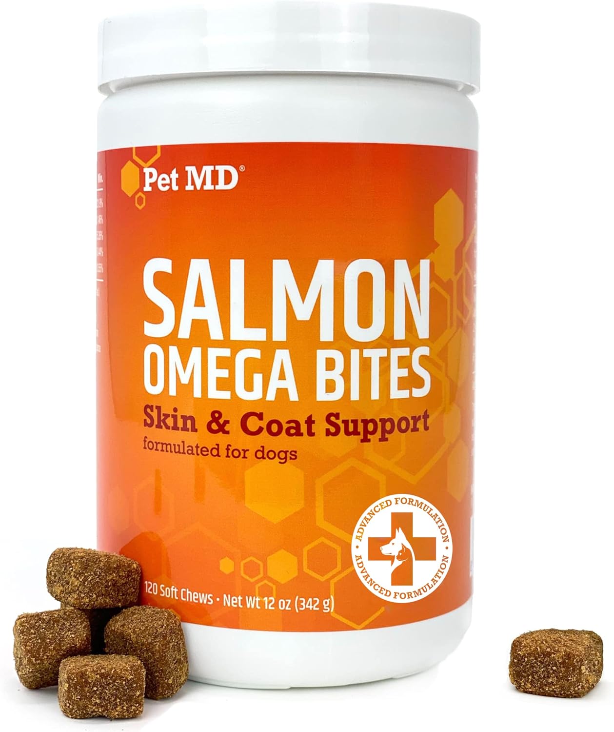 Salmon Omega Bites with 5in1 Multivitamin Softchews for Pets