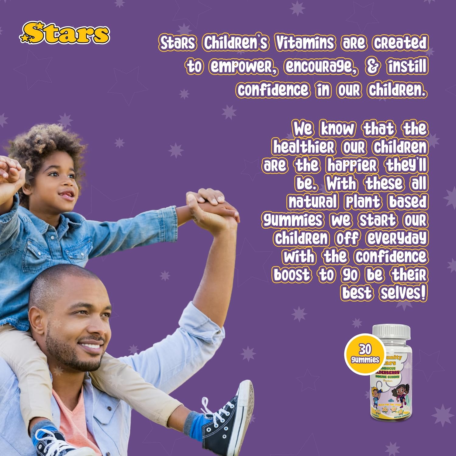 Sambucus Elderberry Gummies with Vitamin C and Zinc for Immune Support, 30 Delicious Gummies for Kids and Adults