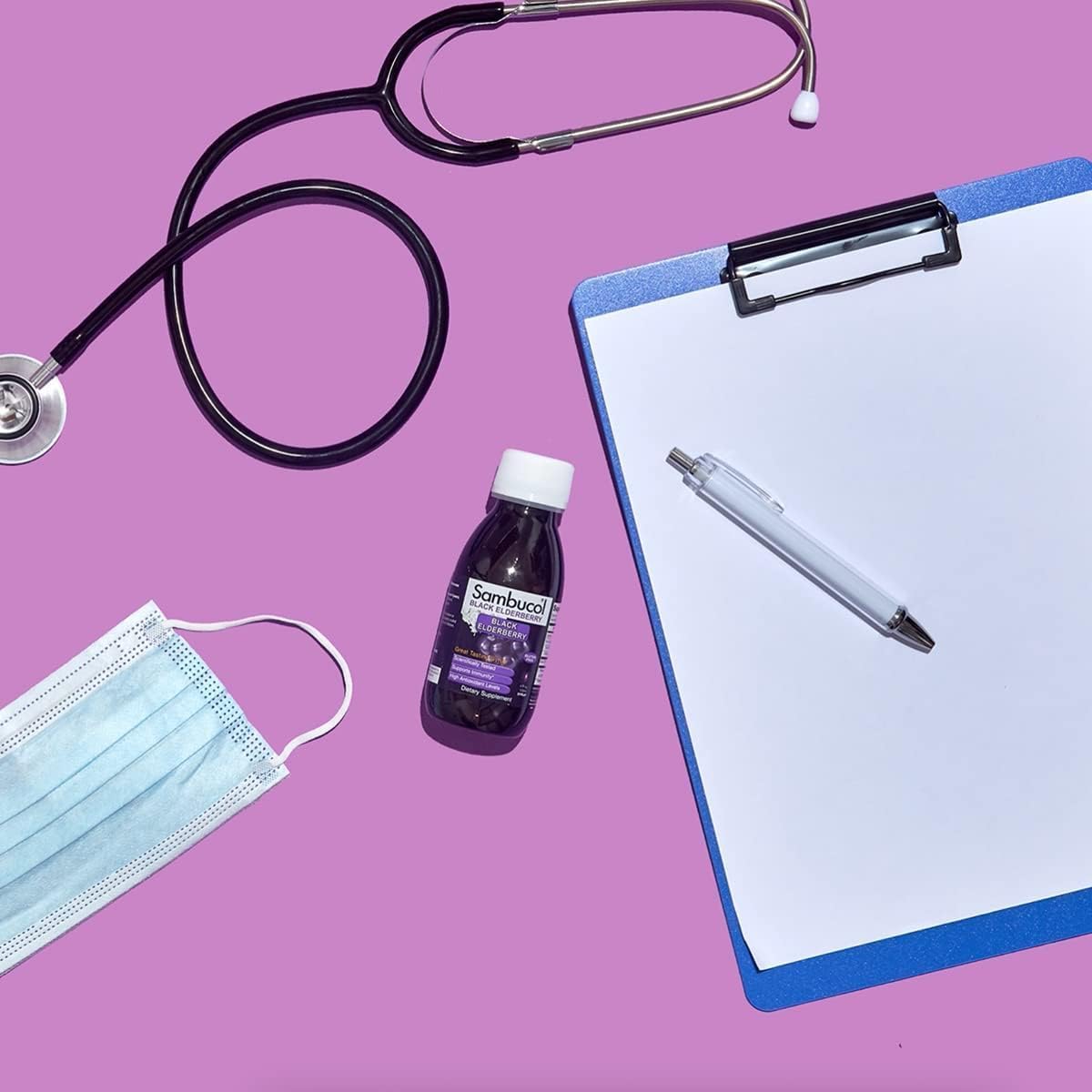 Sambucus Elderberry Syrup - Original Formula, Black Elderberry Liquid, Immune Support for Kids & Adults, High Antioxidants, Gluten-Free, 4 oz, 4-Pack